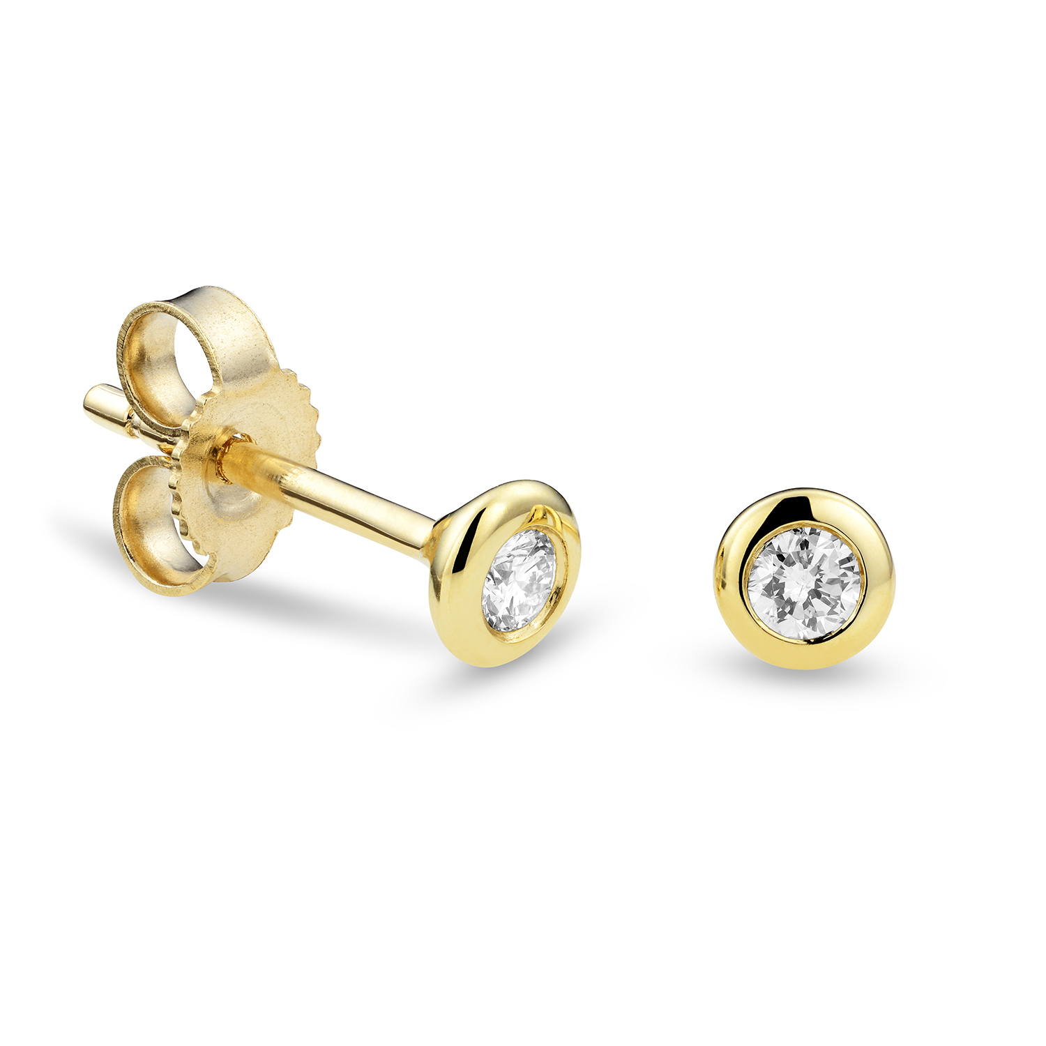 Miore Orecchini Oro Giallo 8Kt 333