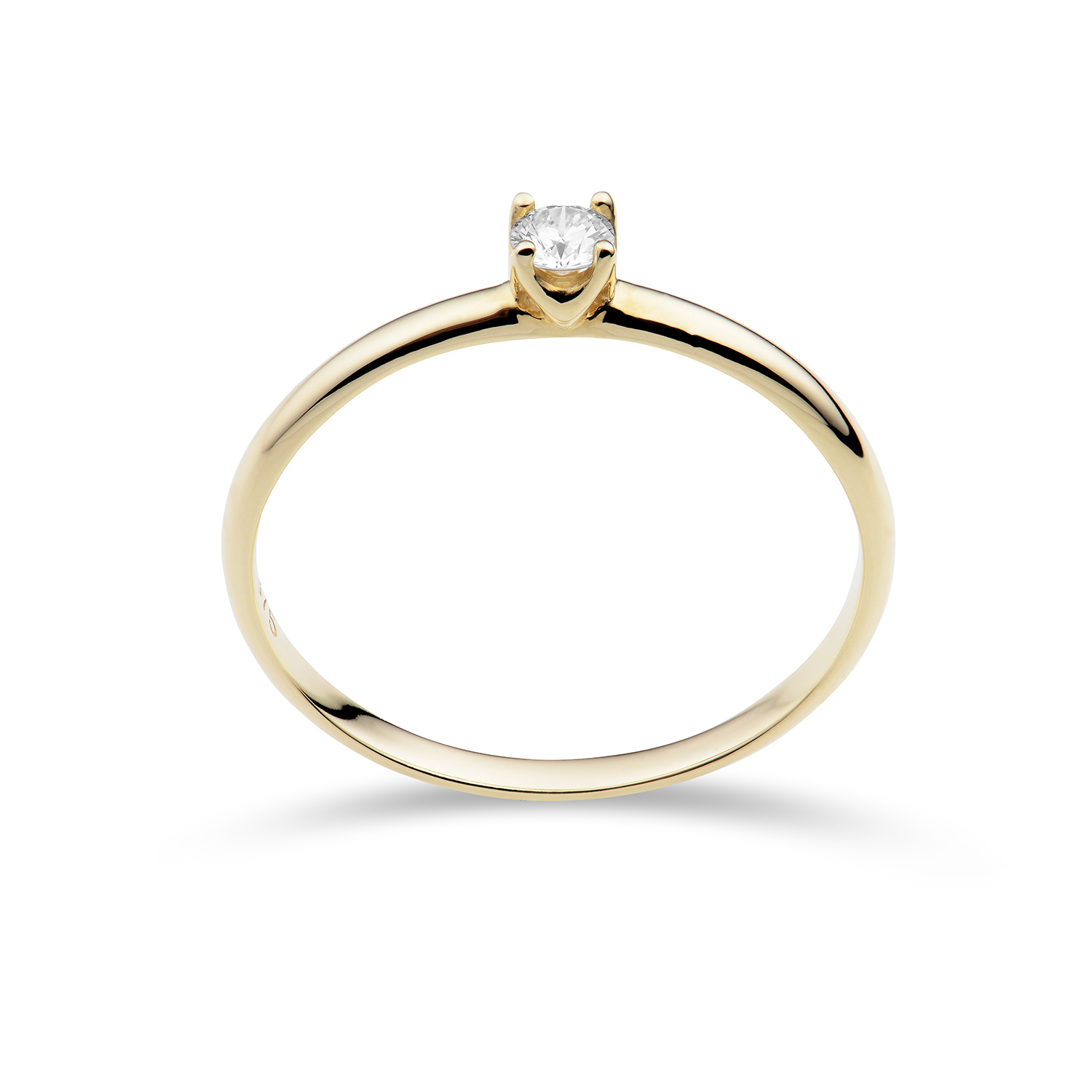 Miore Ring Anello Oro Giallo 9KT Classico