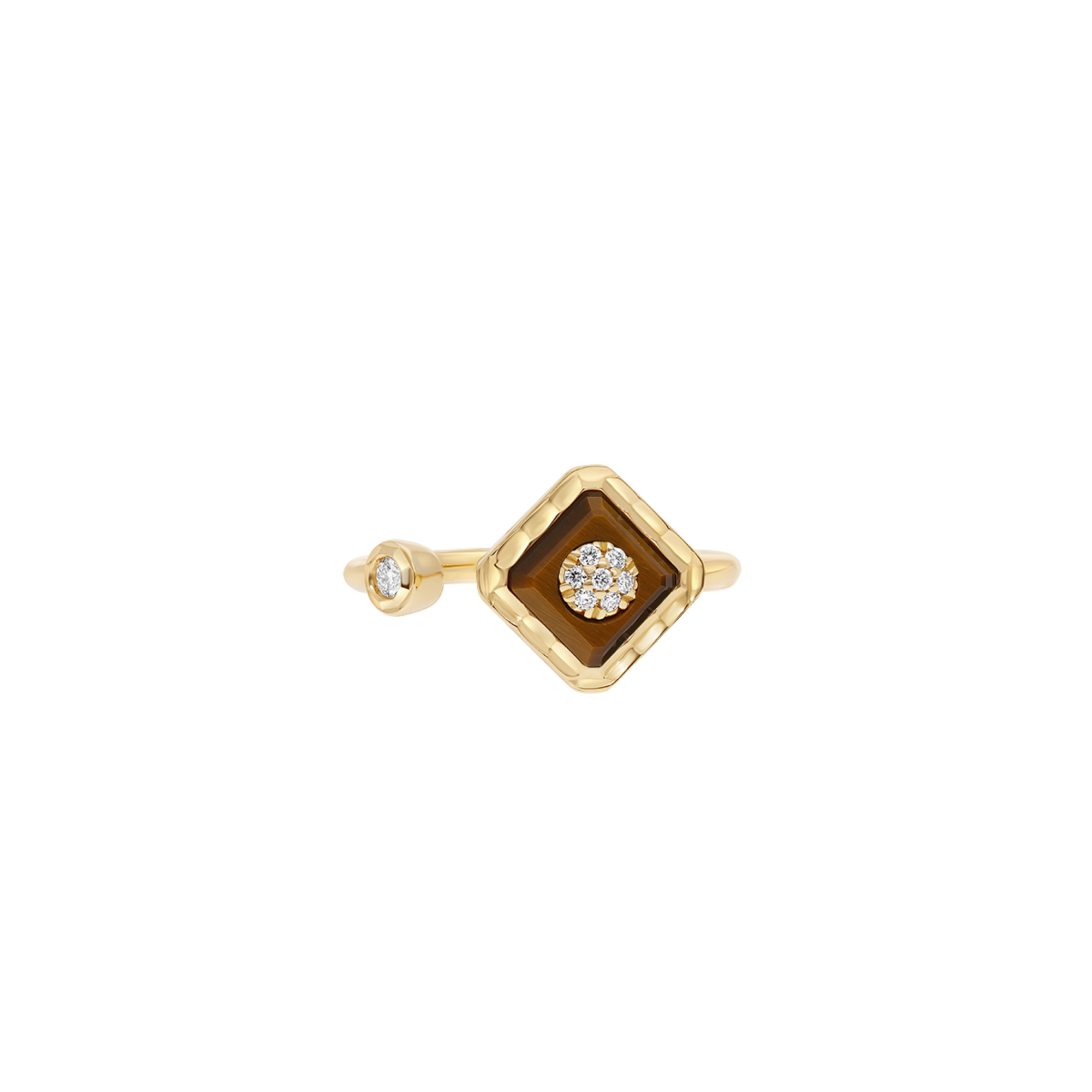 Korloff Je Play JJPR03 anello oro giallo occhio tigre