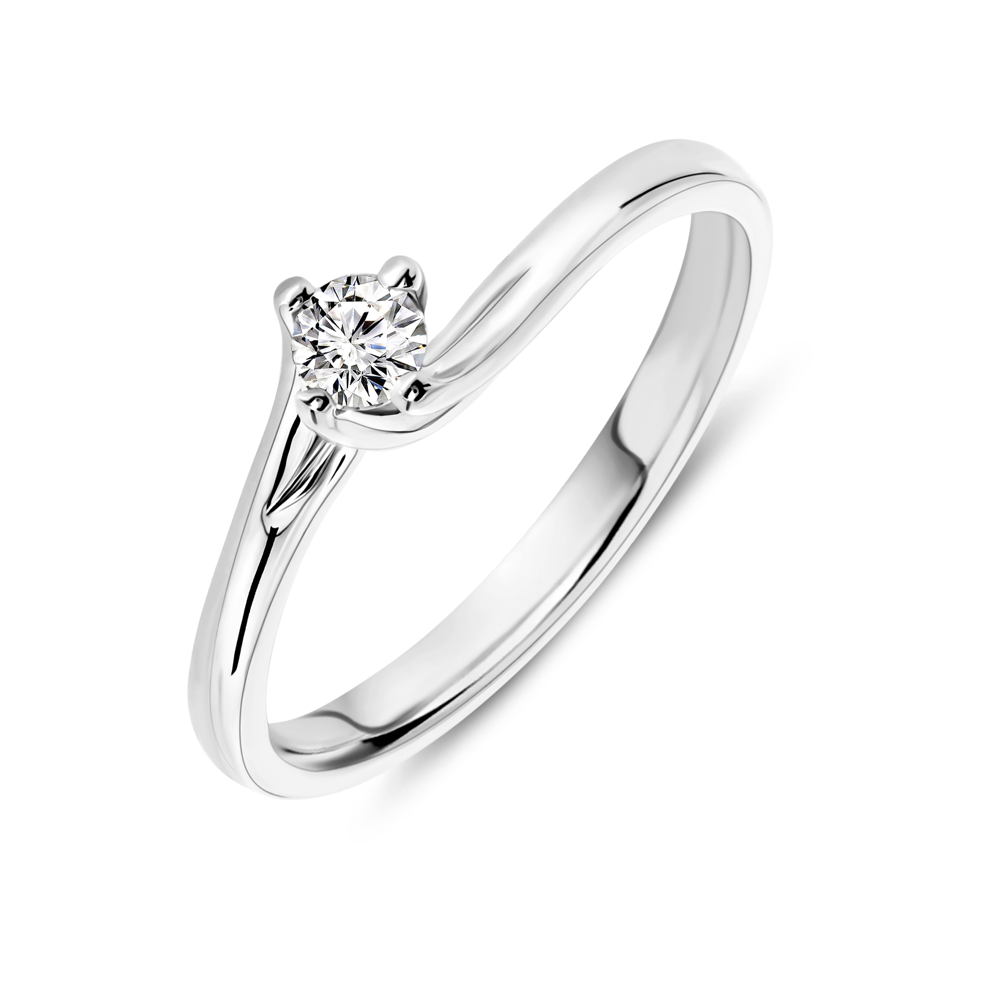 Miore Ring anello oro bianco 18kt 750