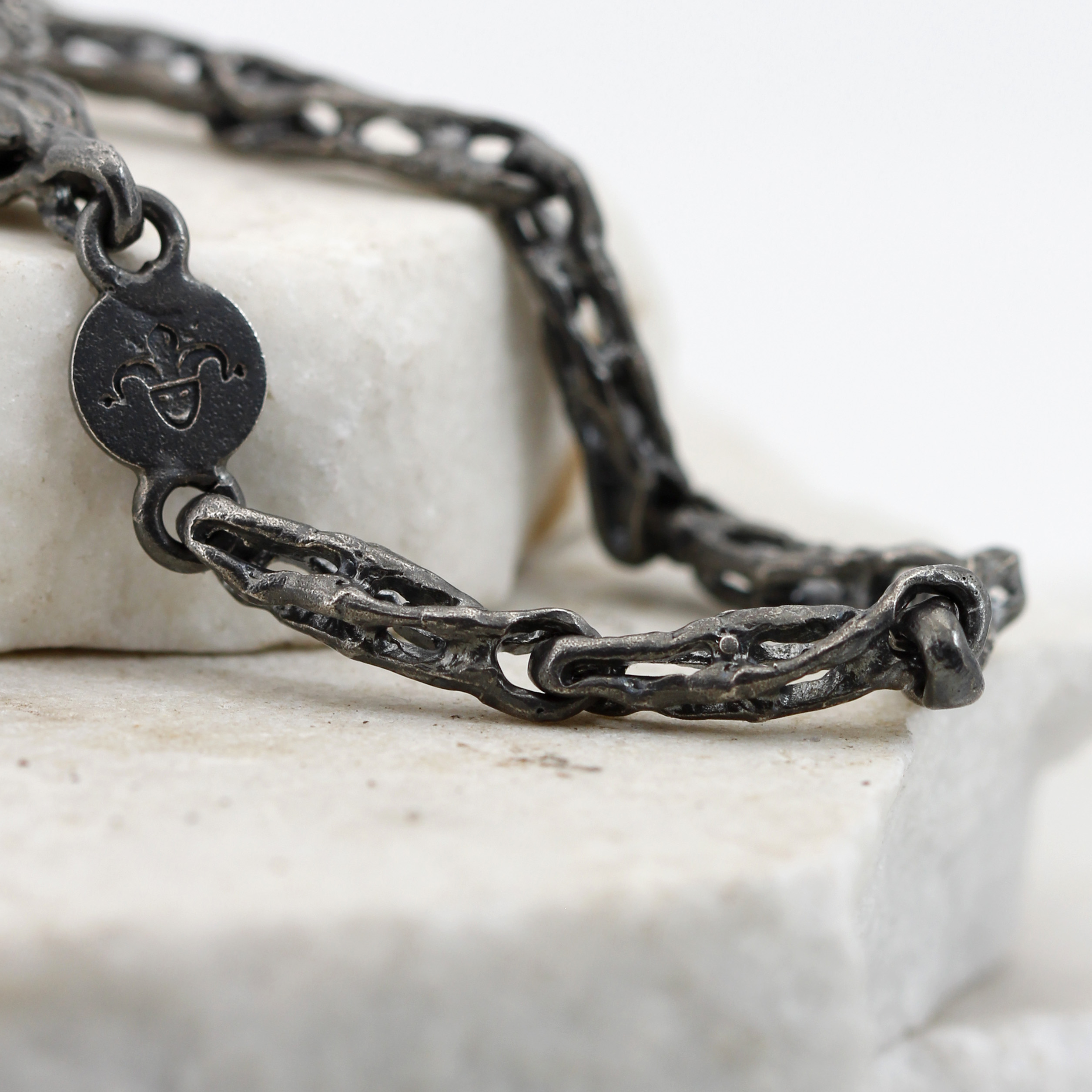 Anna Gioielli Marte Bracciale Argento Semirigido 22 cm Brunito