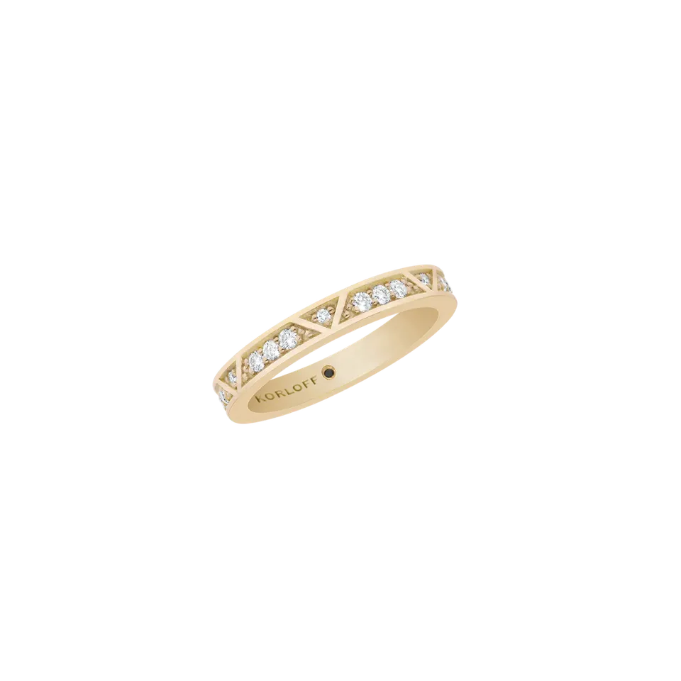 Korloff Eclat JL-JER07 fede oro giallo un rango diamanti