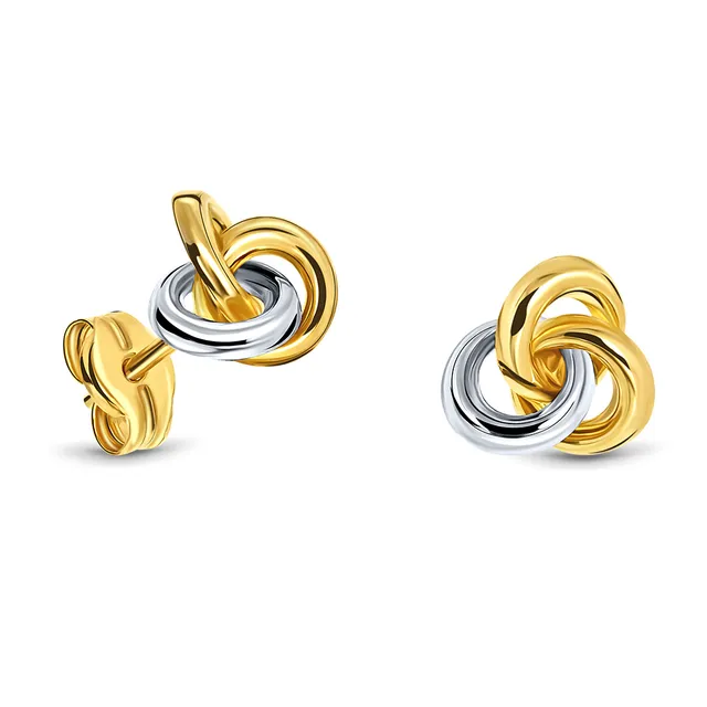 Miore Earrings Orecchini Oro Bicolore 14KT 585