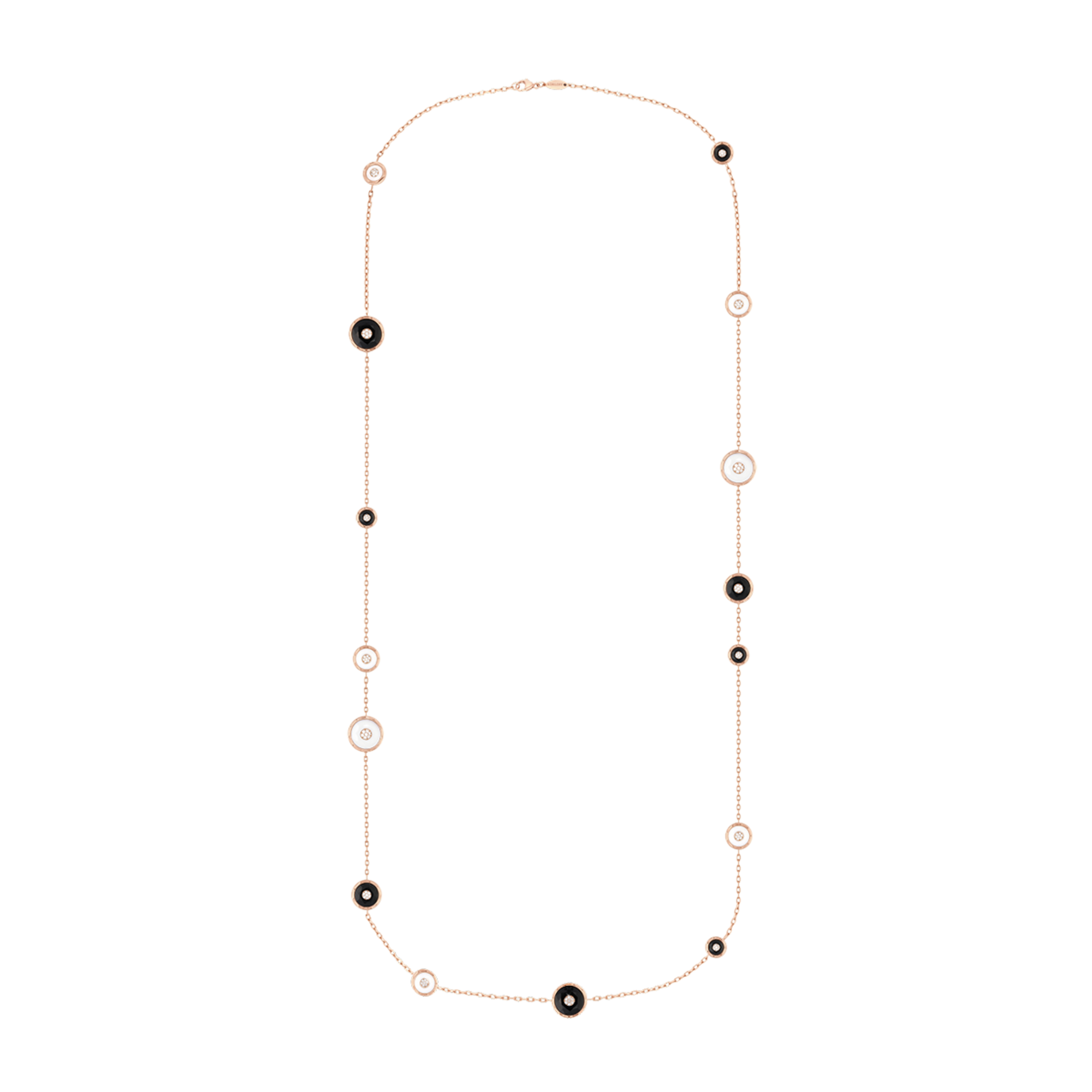 Korloff Je Play JJPLN0 sautoir oro rosa diamanti onice