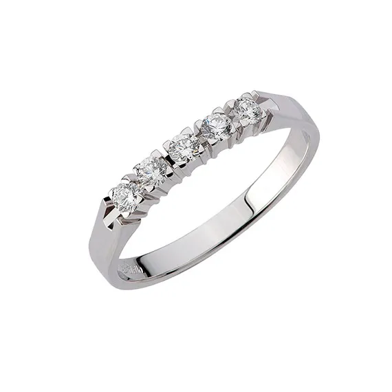 Polello Si Lo Voglio Anello Veretta oro diamanti