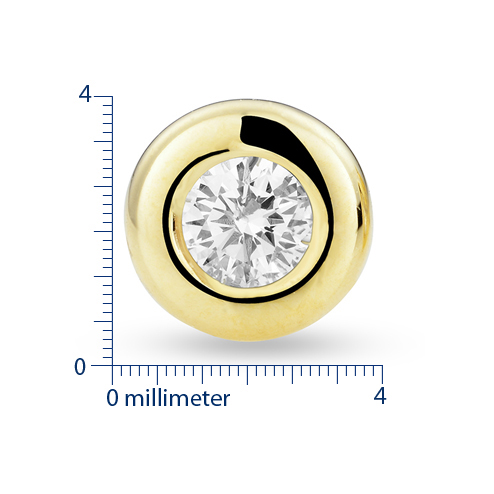 Miore orecchini oro giallo 14 kt 585 massiccio