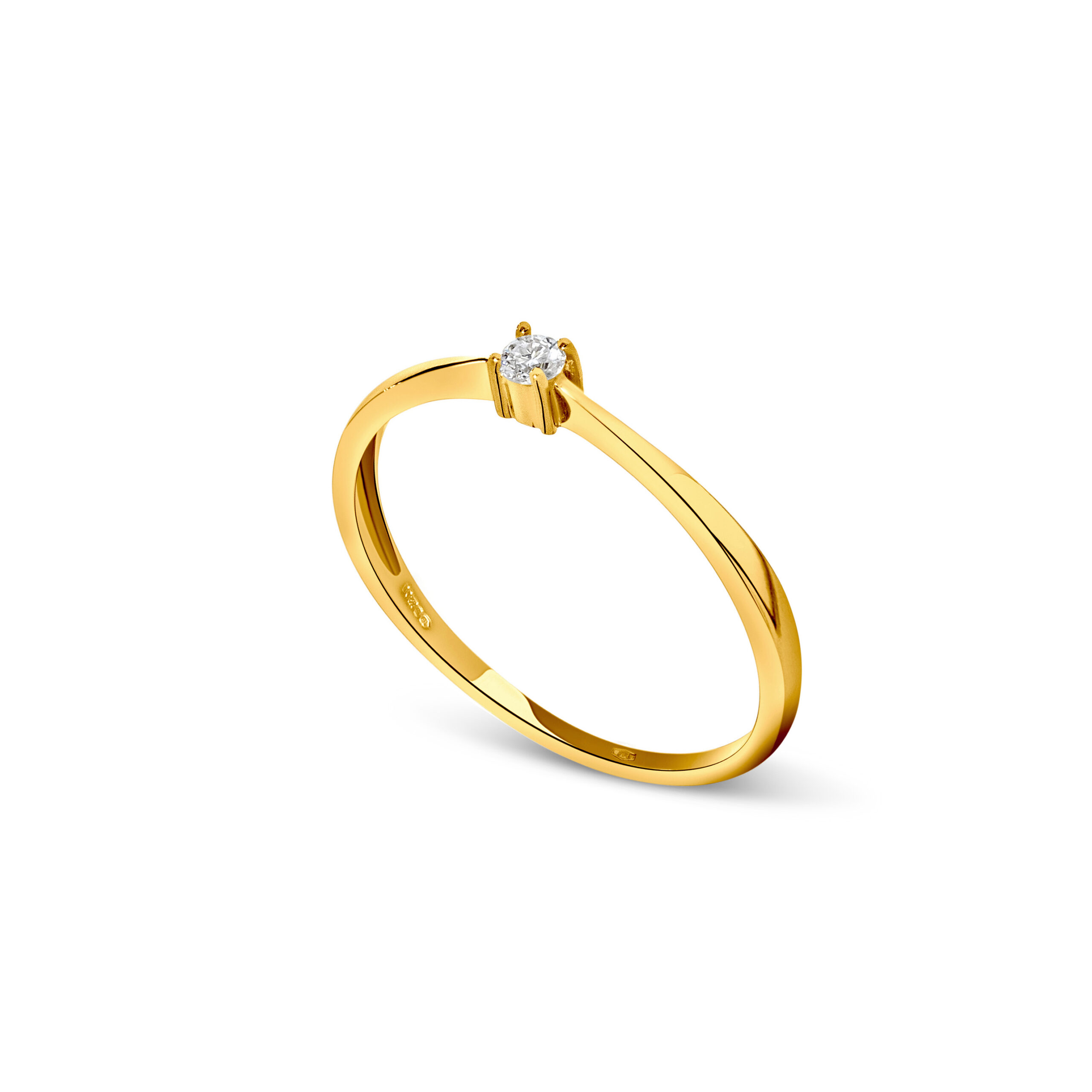 Miore Ring Anello oro giallo 9Kt classico