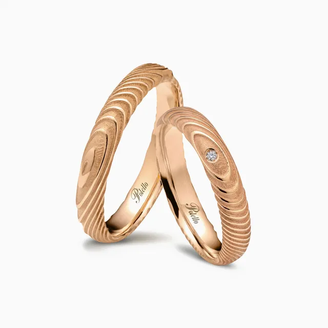 Polello Sì Lo Voglio Fede Oro Rosa Diamanti