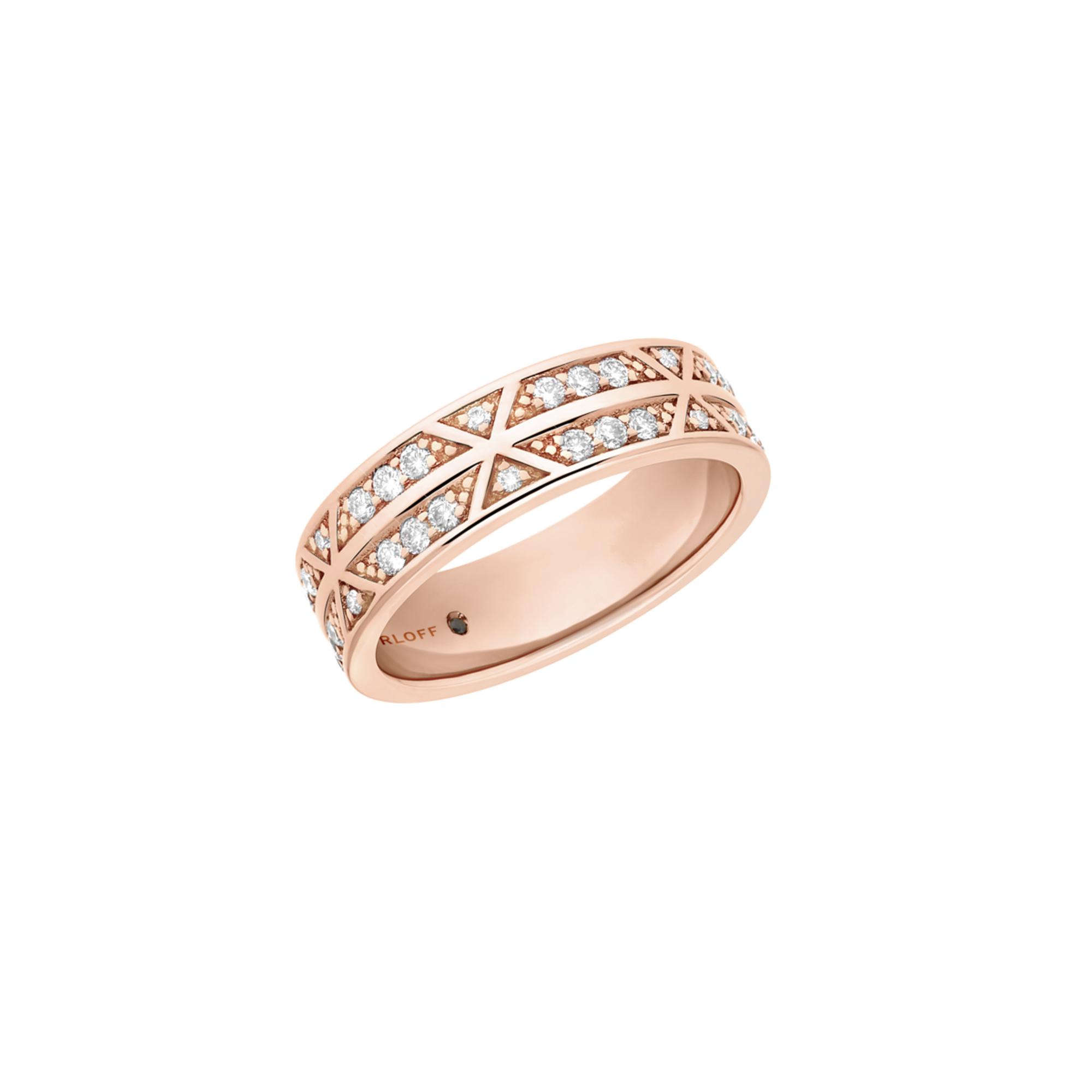 Korloff Éclat JL-JER08 Alleanza Oro Rosa 2 Ranghi Diamanti