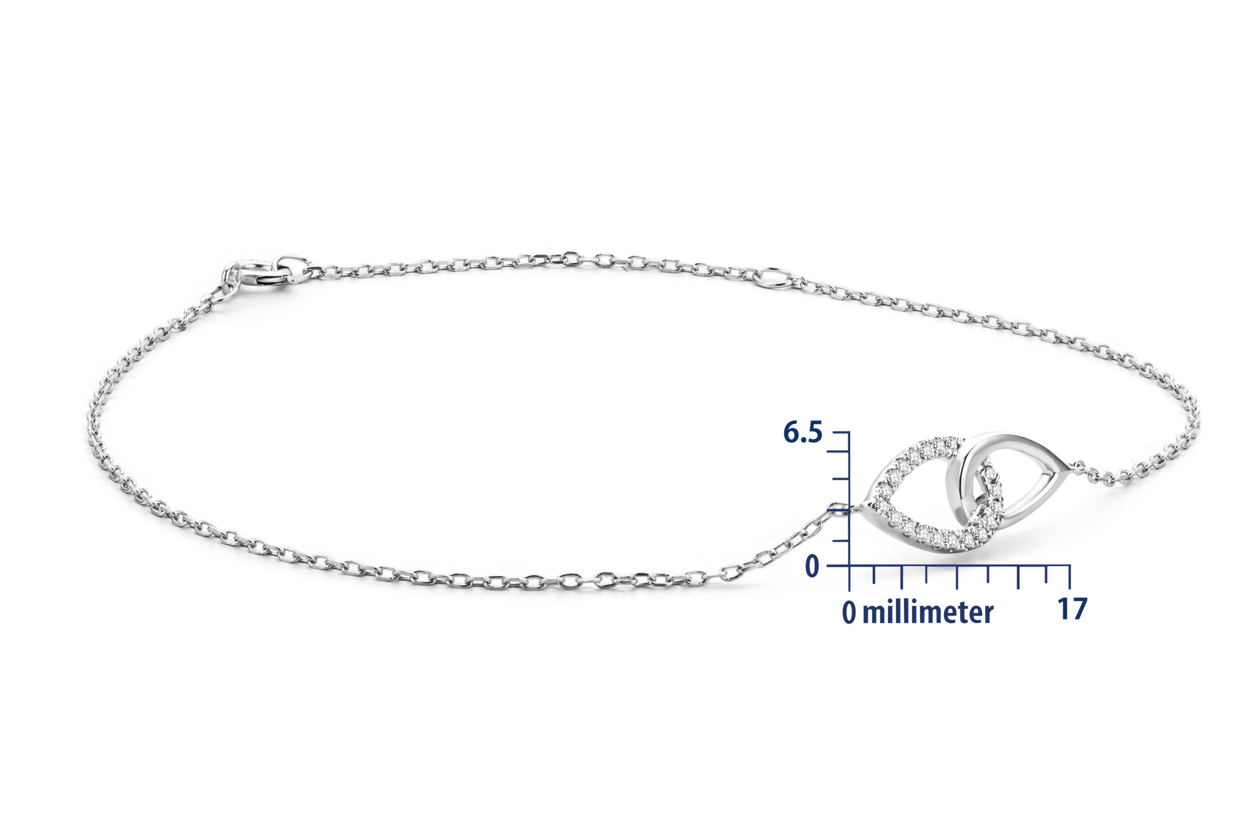 Miore Bracciale Oro Bianco 375 9KT Donna