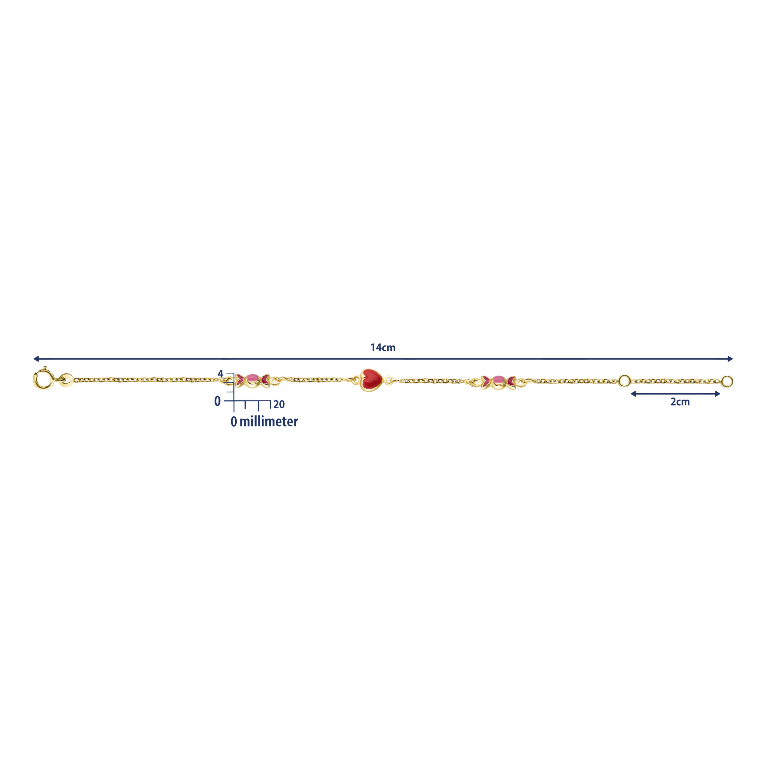 MIORE Bracelet bracciale oro giallo 375 9KT