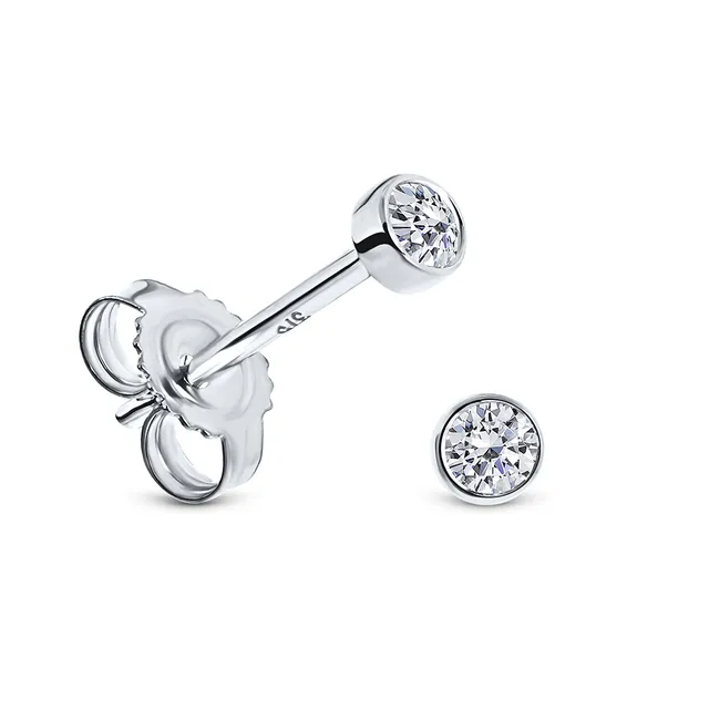 Miore Earrings Orecchini Oro Bianco 9Kt 375