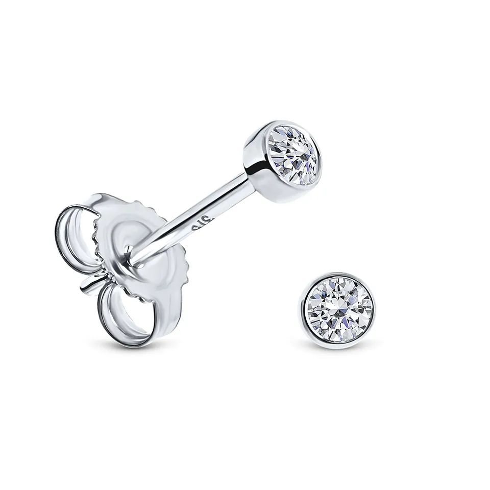 Miore Earrings Orecchini Oro Bianco 9Kt 375