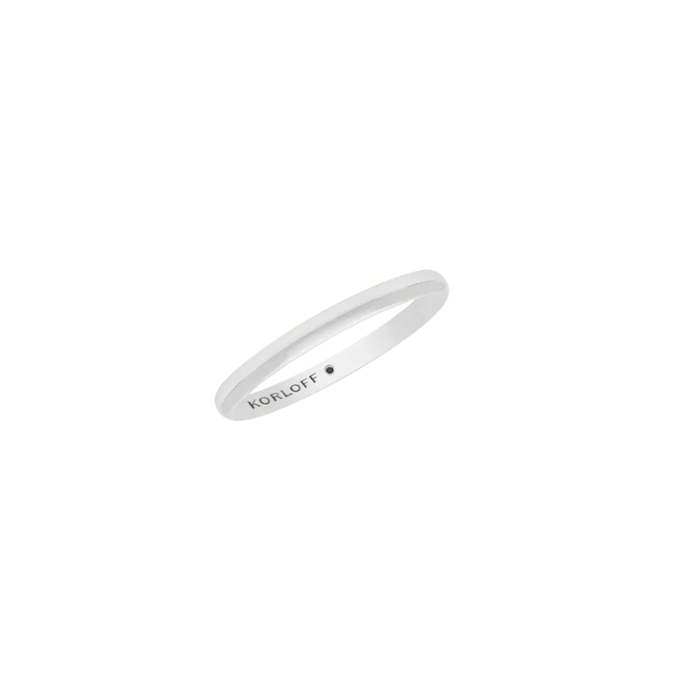 Korloff Rings Fede Jonc Parisien 2mm platino