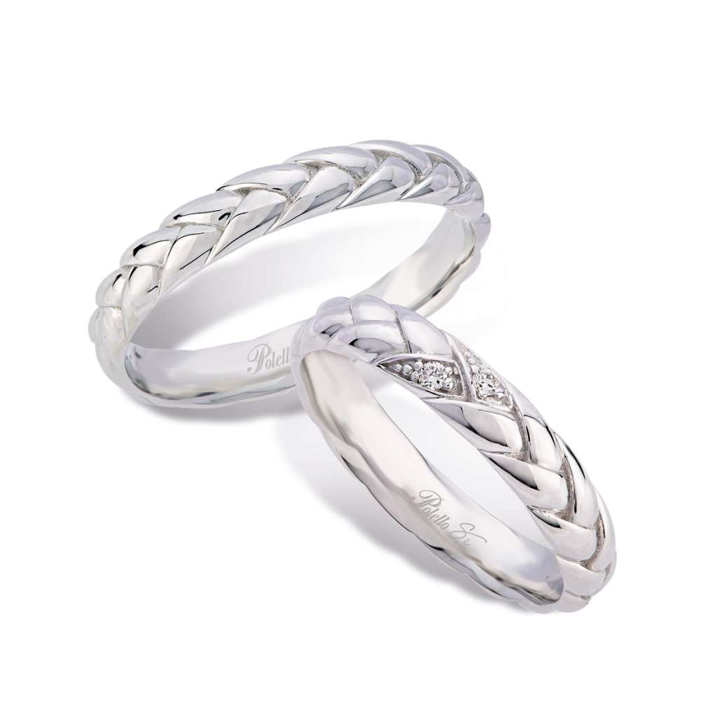 Polello Si Lo Voglio Fede Oro Bianco 18kt Classica