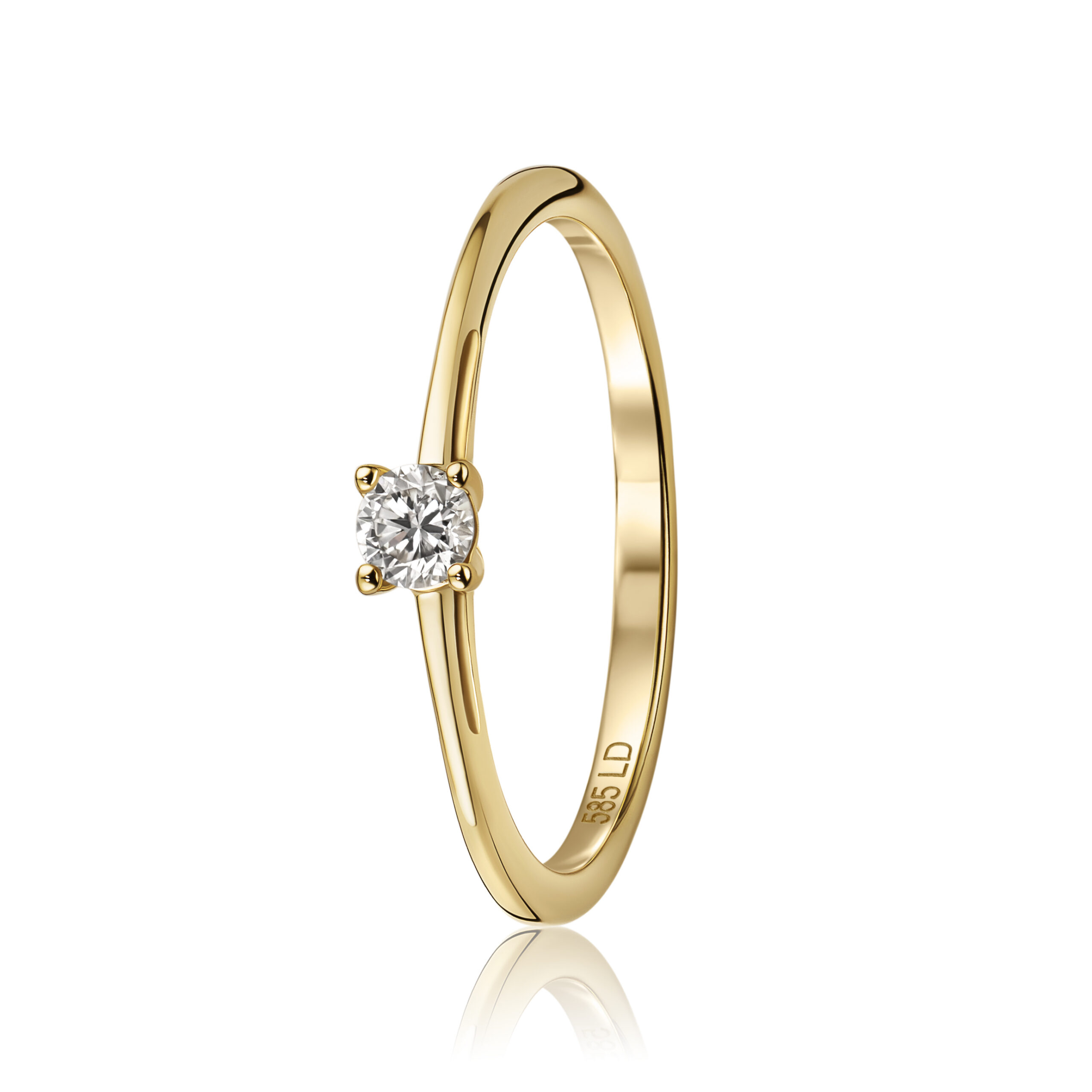 Miore Ring Anello Oro Giallo 14KT 585