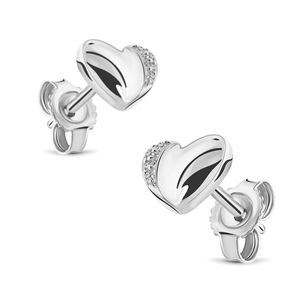 Miore Earrings Orecchini Oro Bianco 9Kt