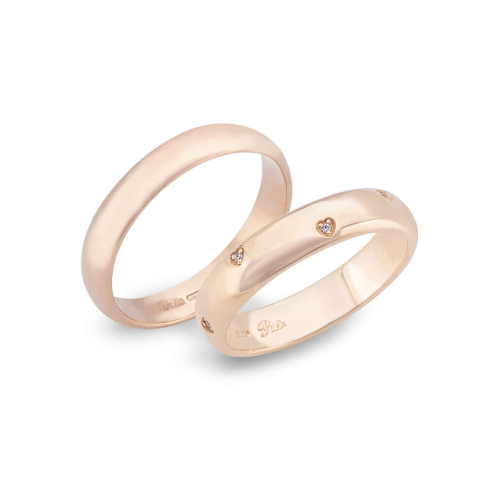 Polello Sì Lo Voglio fede in oro rosa
