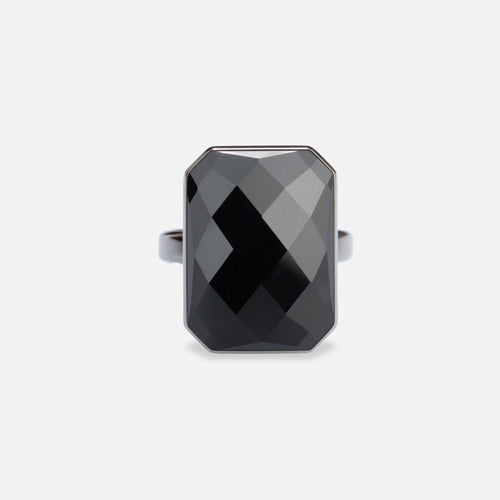 Ringly Luxe Opening Night anello smart onice nero