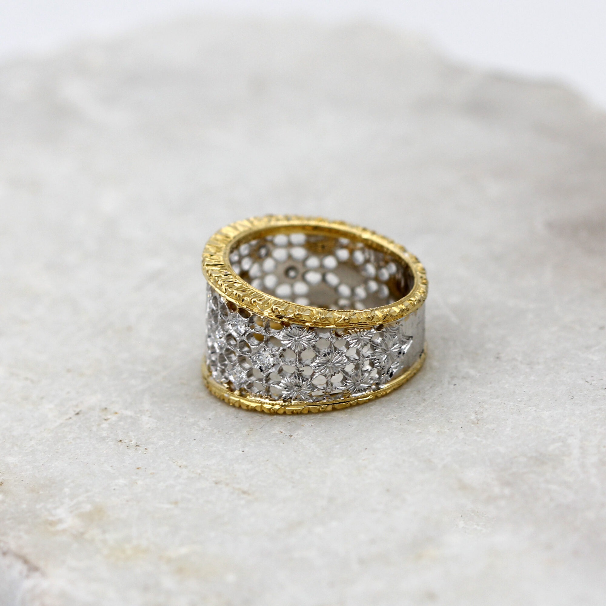 Anna Gioielli Orafo Fiorentino Anello Oro Diamanti 0,31 ct