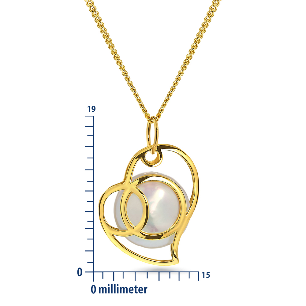 Miore Necklace Collana oro 9kt perla d’acqua