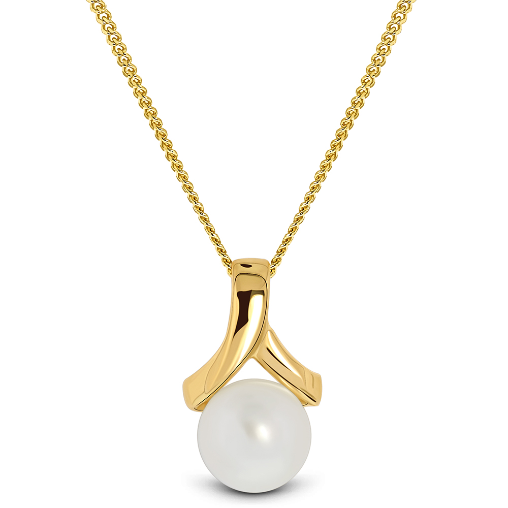 Miore Necklace Collana oro giallo 9Kt perla