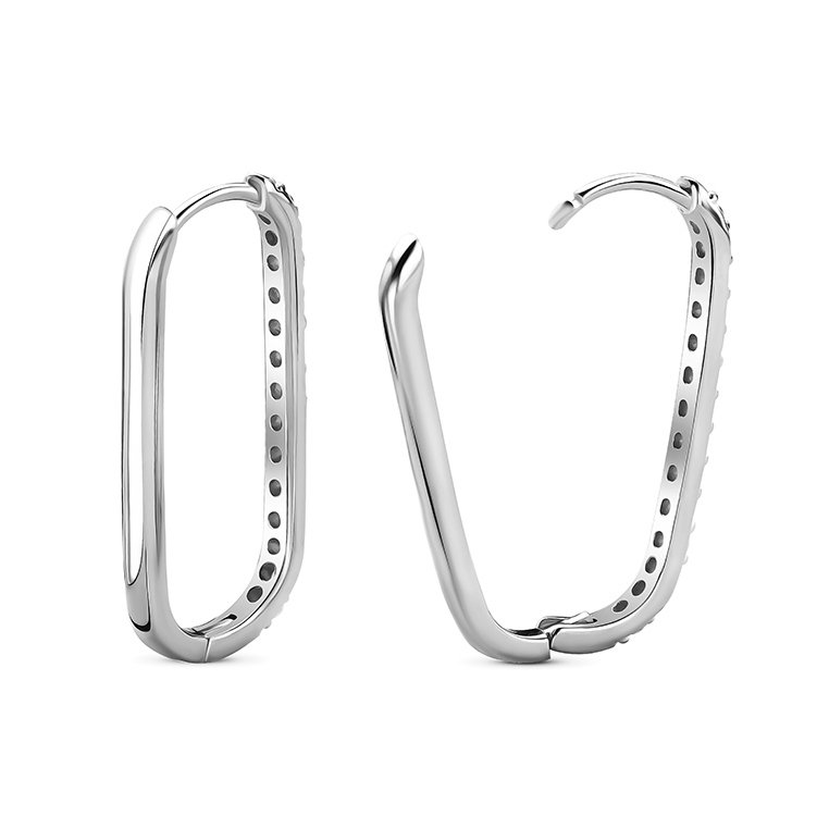 Miore Earrings orecchini argento sterling zirconia bianca