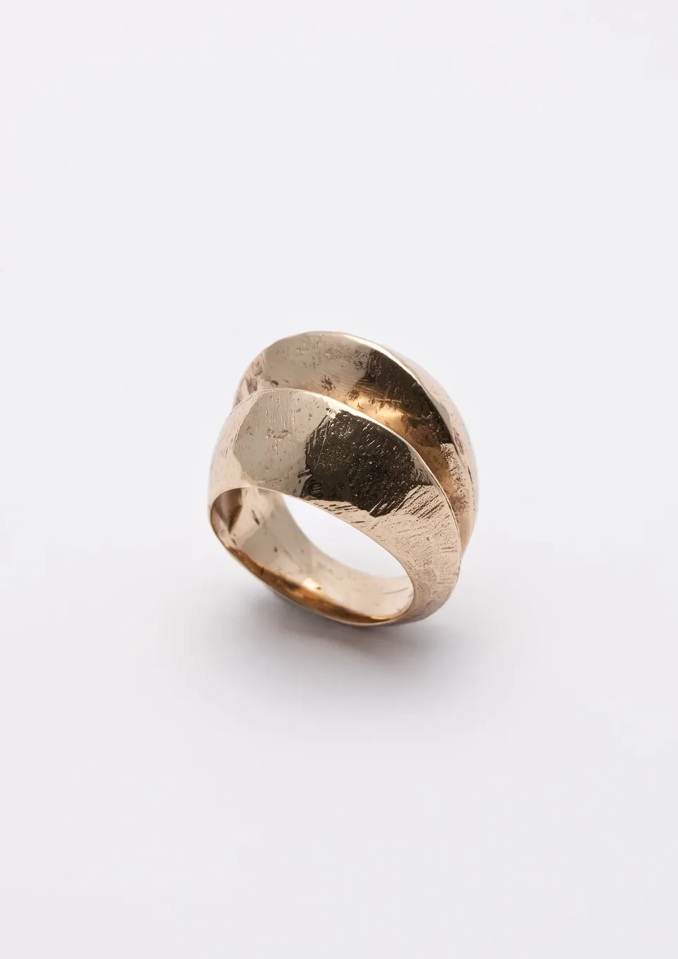 Voodoo Jewels Bold Shapes Mari anello bronzo dorato