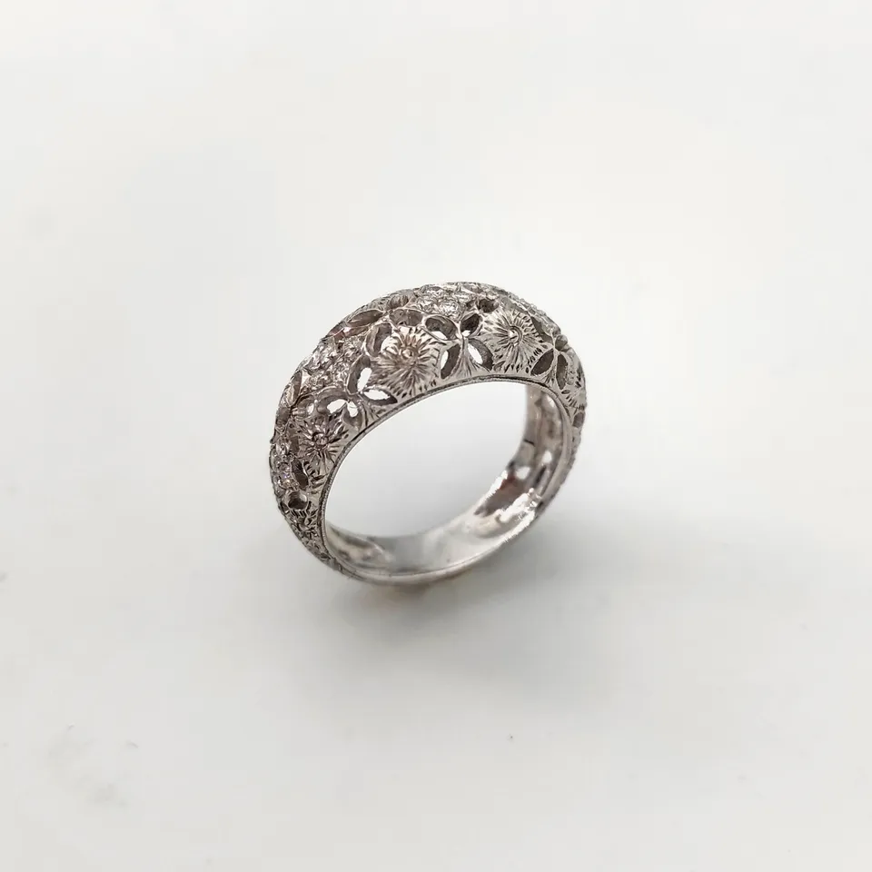 Anna Gioielli Stile Orafo Fiorentino anello oro diamanti 0,24 ct