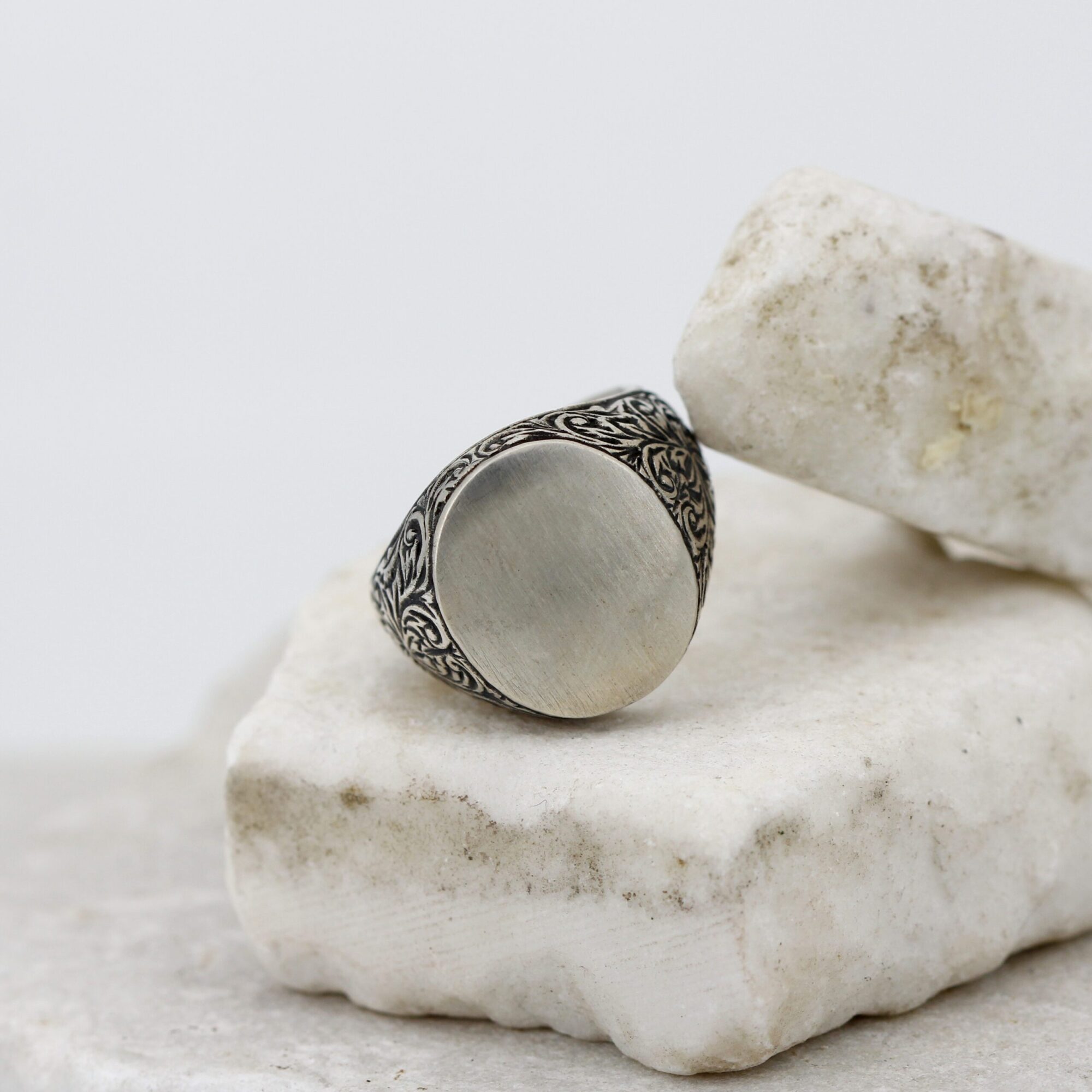 Anna Gioielli Collezione Uomo anello uomo argento 925 floreale