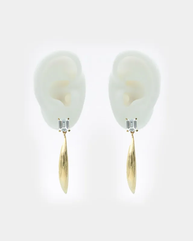 Voodoo Jewels Bold Shapes Callisto orecchini brone zirconi