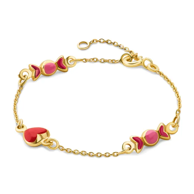 MIORE Bracelet bracciale oro giallo 375 9KT