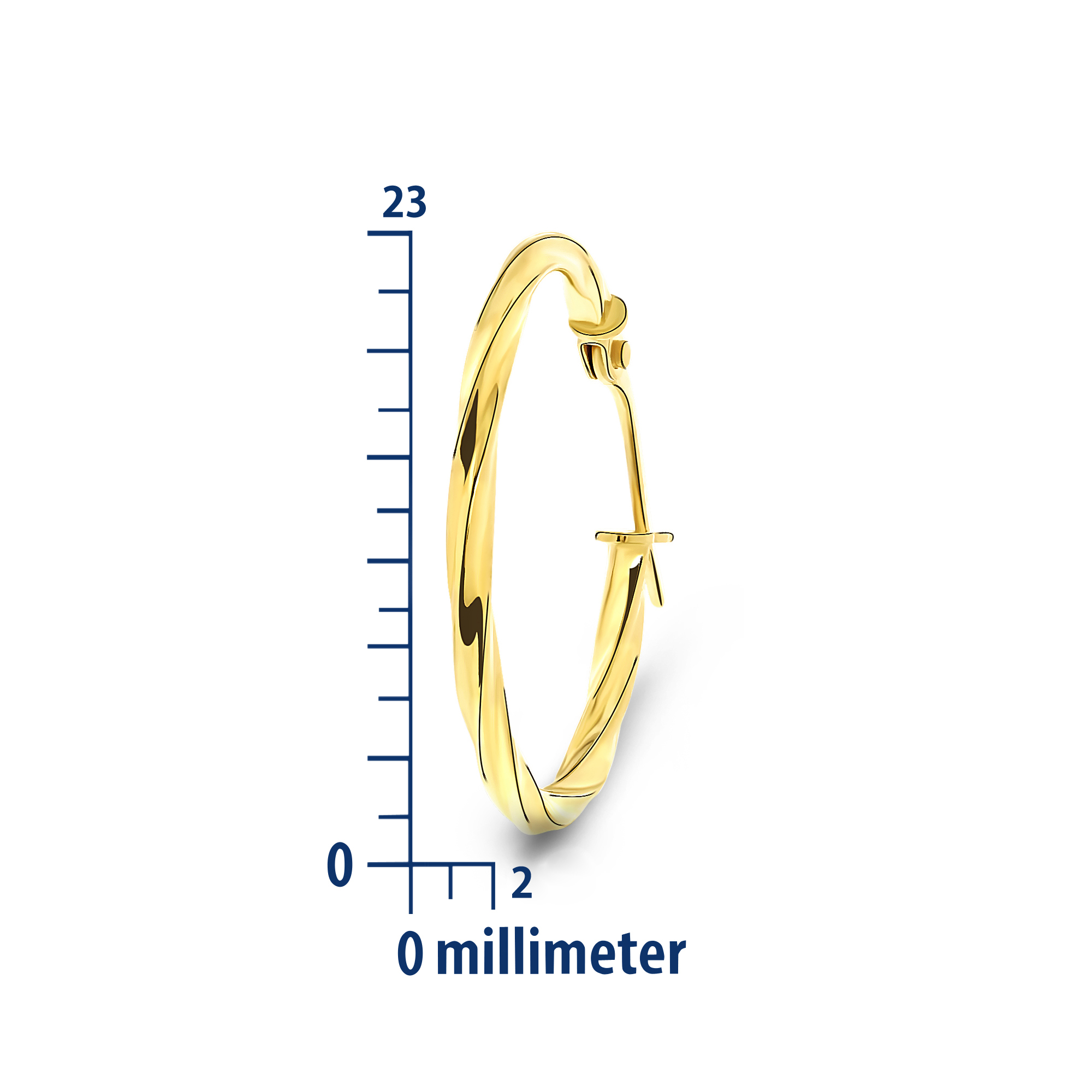 MIORE Orecchini Oro Giallo 14KT 585