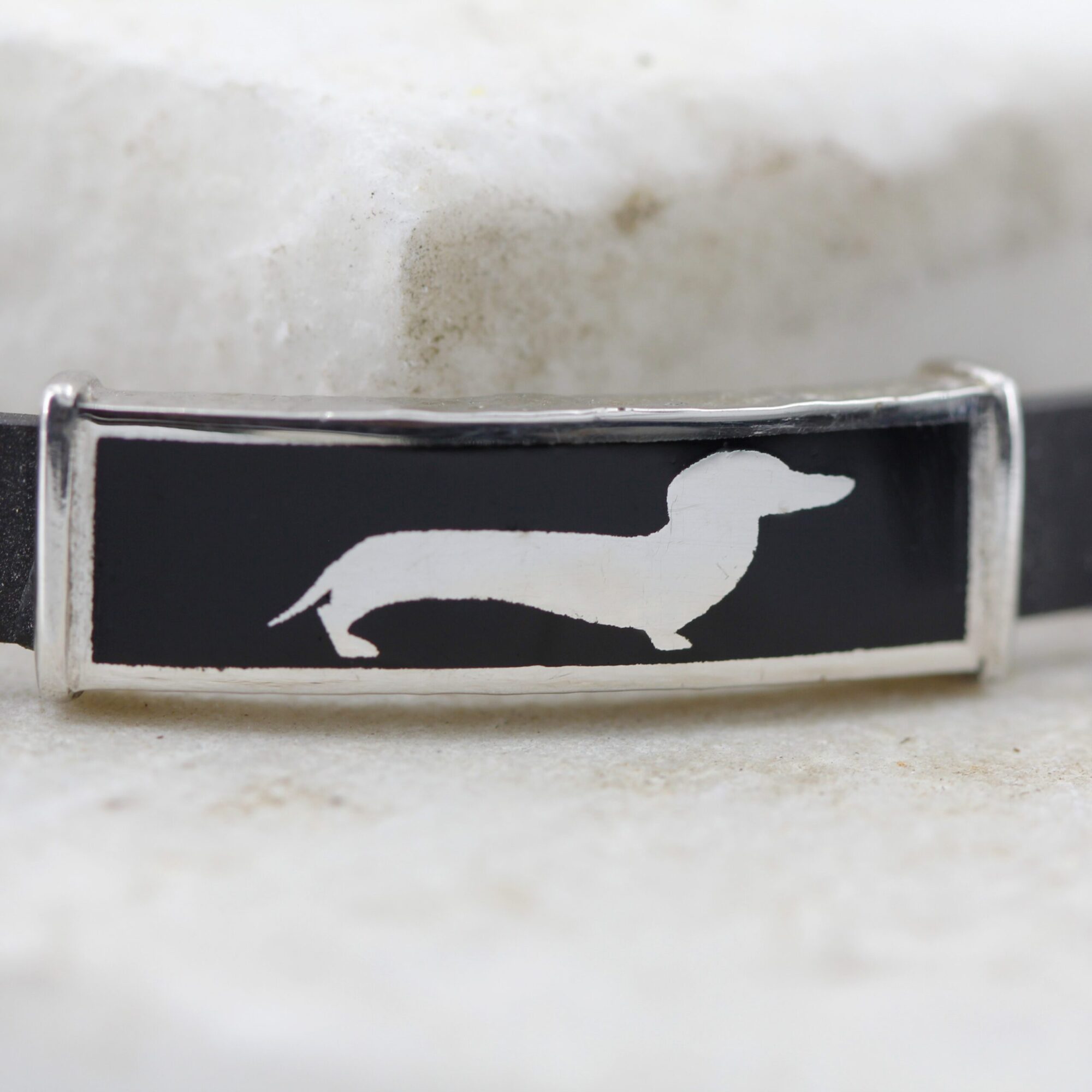Anna Gioielli Braccialetti bracciale argento bassotto gomma