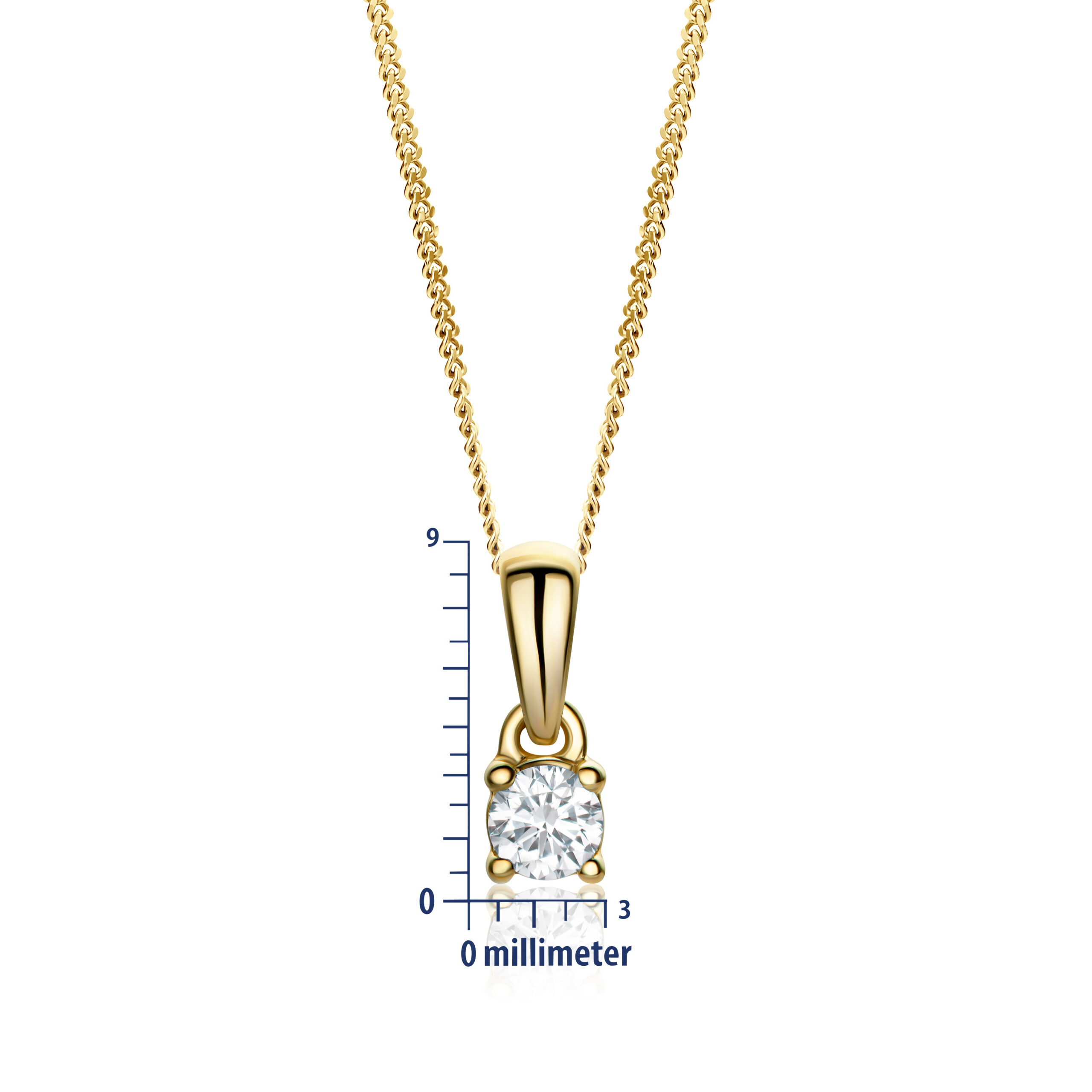 MIORE Collana oro giallo 14KT 585 donna