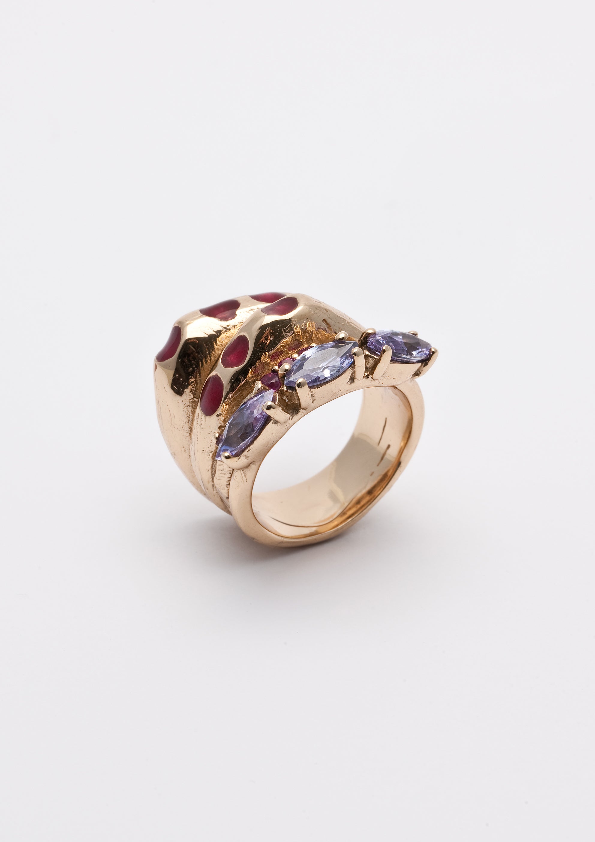 Voodoo Jewels Bold Shapes Sethla Ring anello pietre tonde