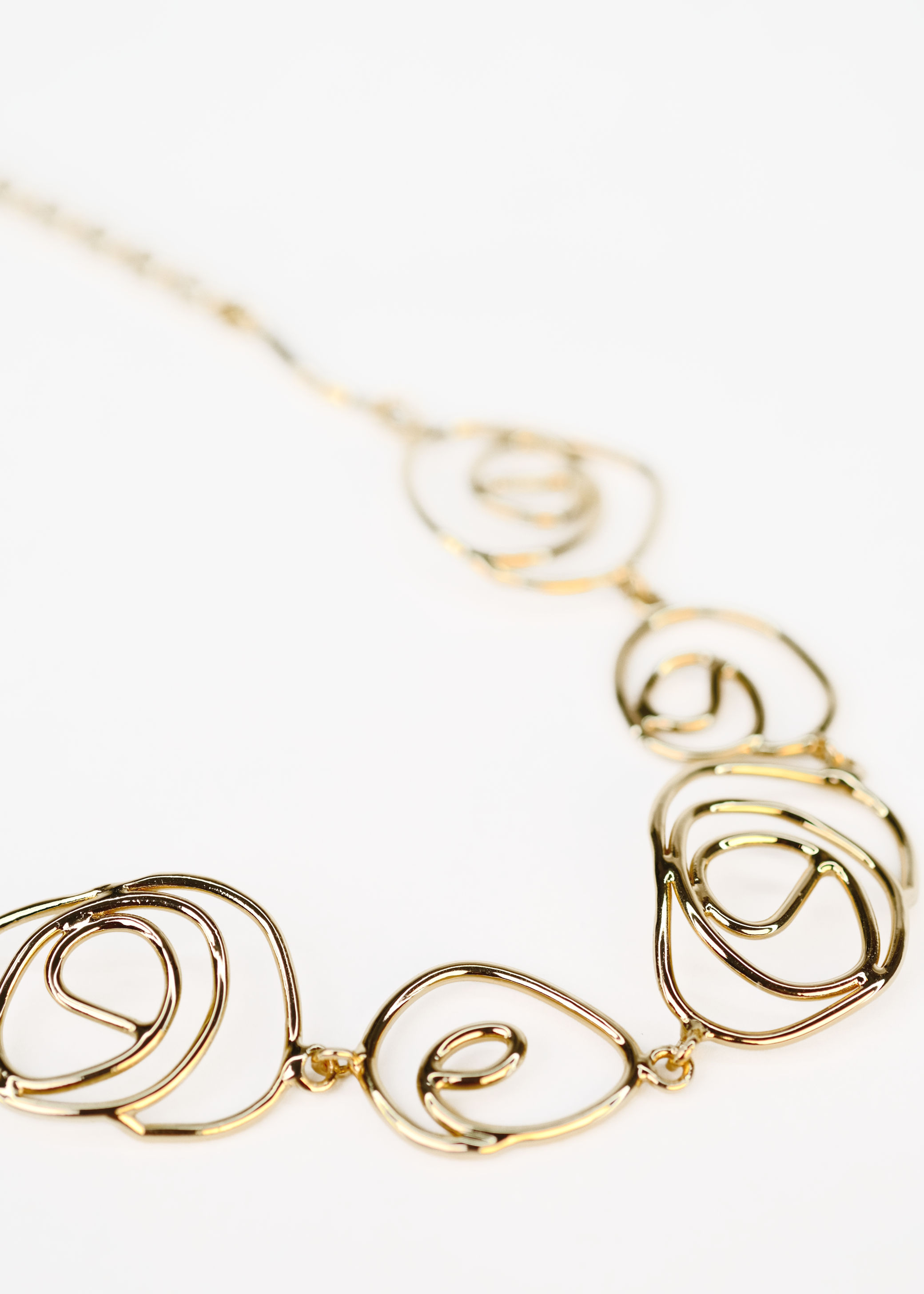 Voodoo Jewels Bold Shapes Multi Sun collana bronzo placcato oro
