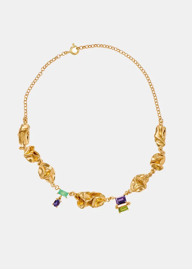 Voodoo Jewels Bold Shapes Javilla Collana Oro Ciondoli