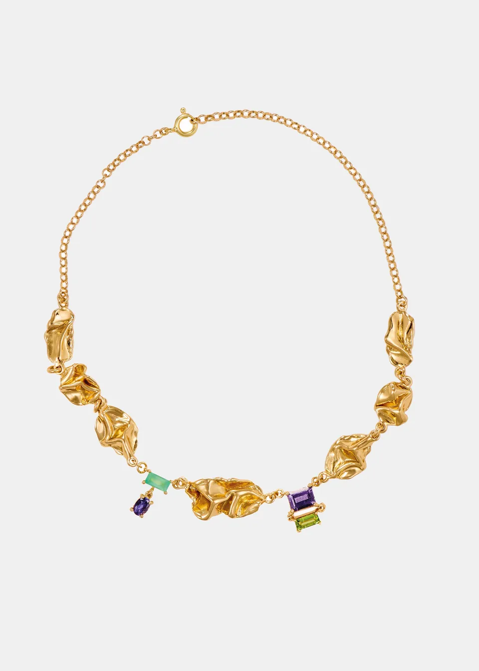 Voodoo Jewels Bold Shapes Javilla Collana Oro Ciondoli