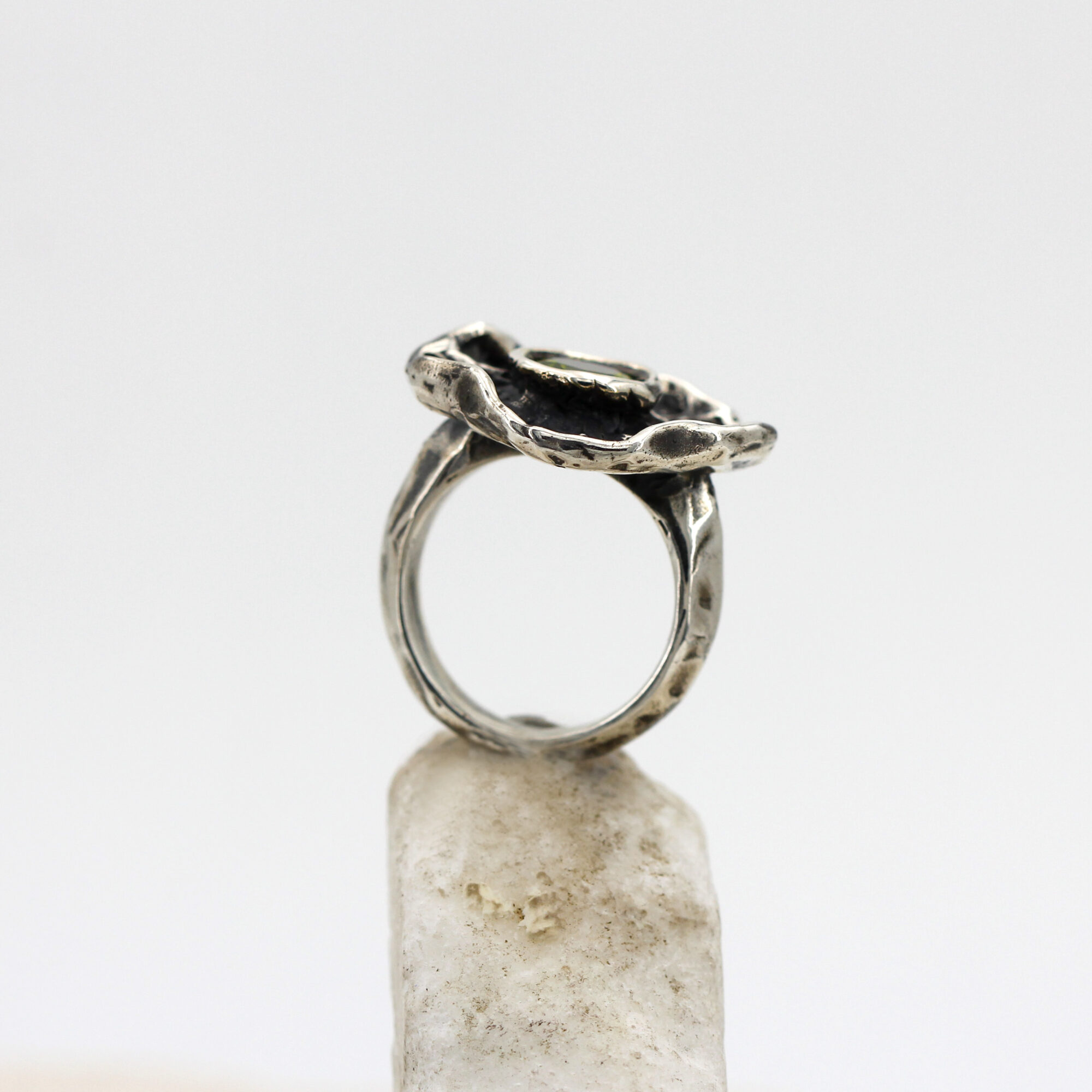 Anna Gioielli Anelli anello argento 925 peridoto fiore
