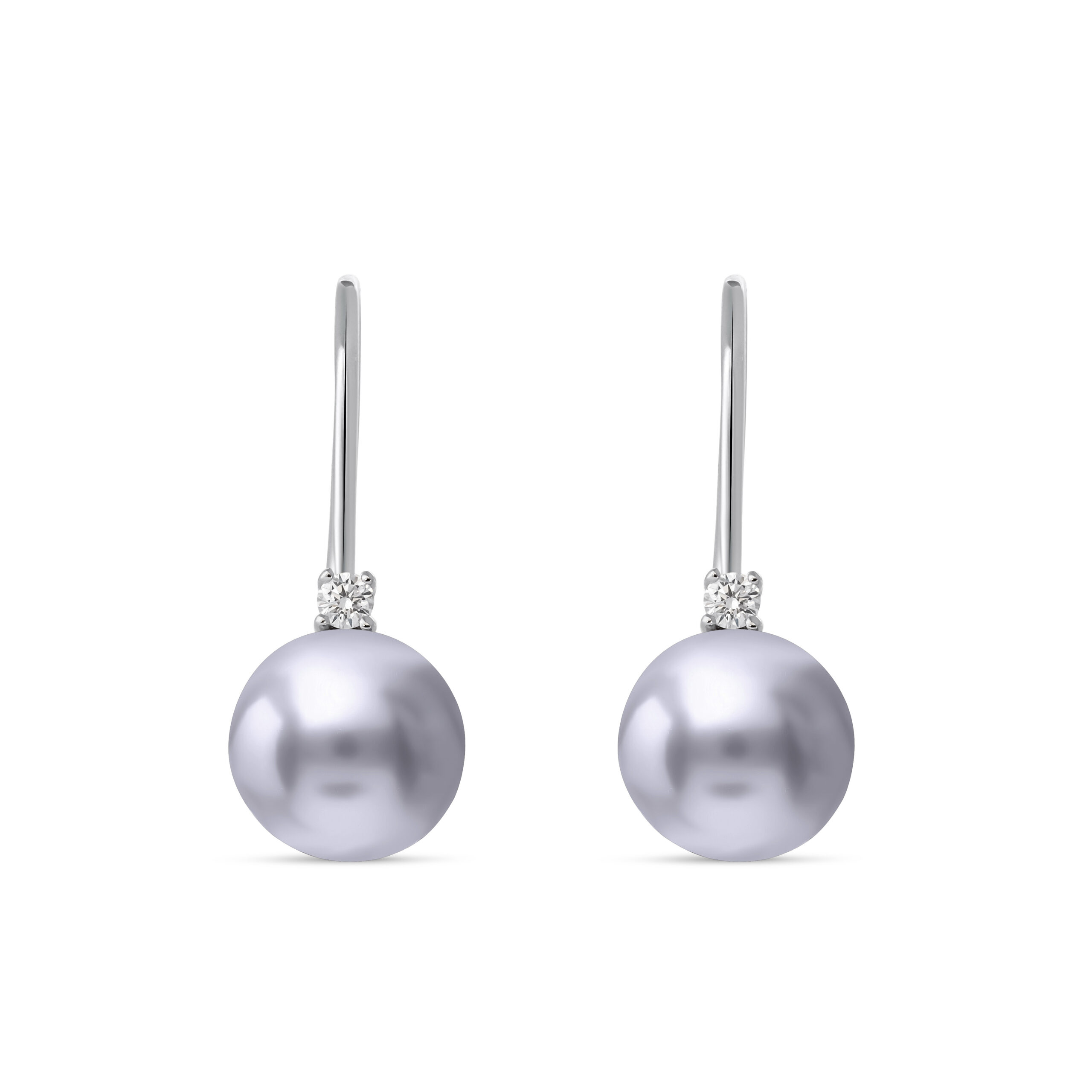 Miore Earrings Orecchini Oro Bianco 18KT Perla