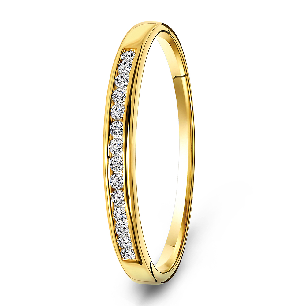 Miore Anello Oro Giallo 18Kt 750