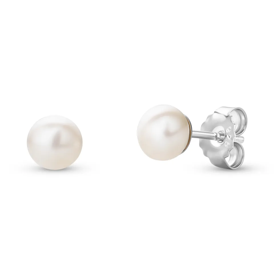Miore Orecchini Argento 925 Perla Acqua Dolce