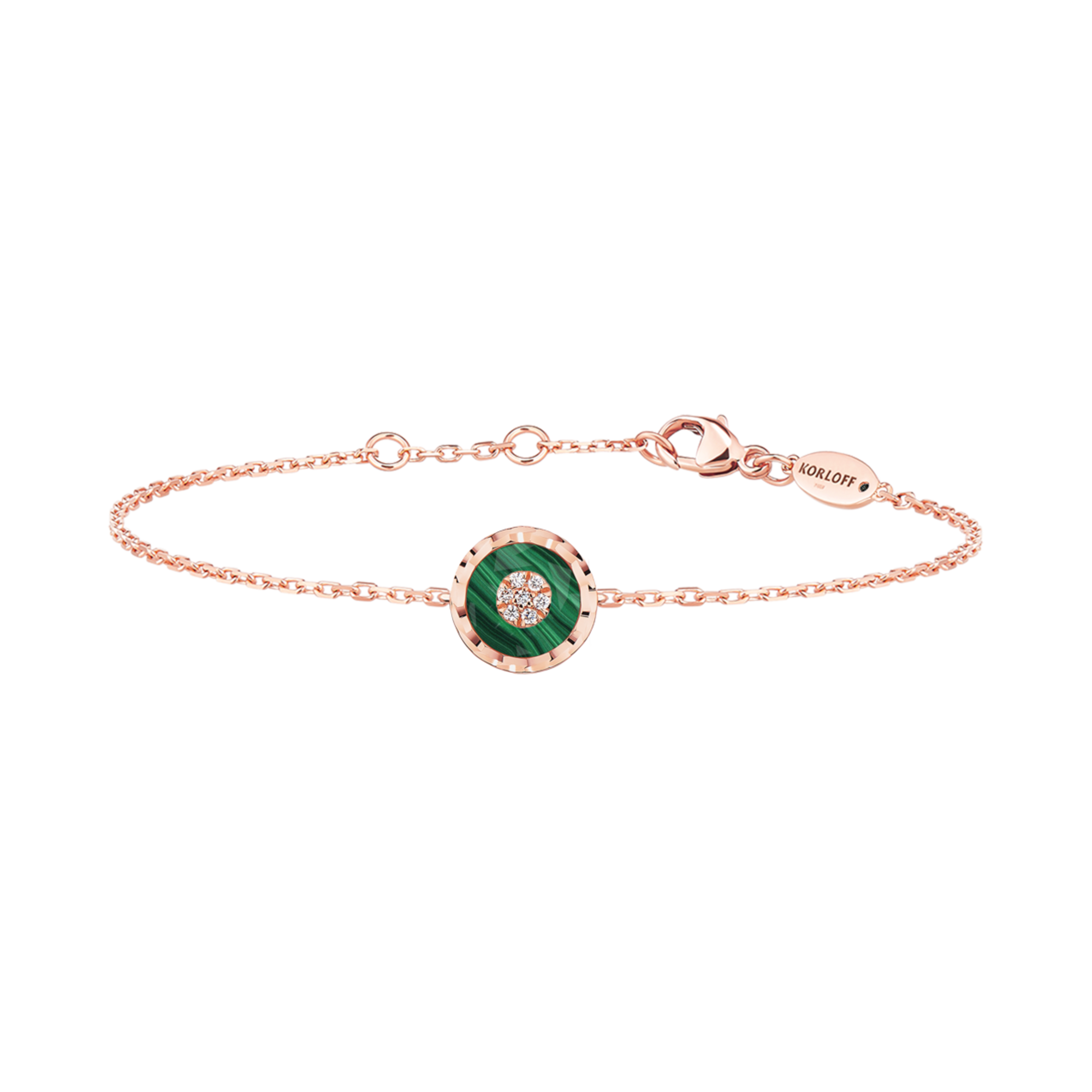 Korloff Je Play JL-JJPB02 bracciale oro rosa malachite