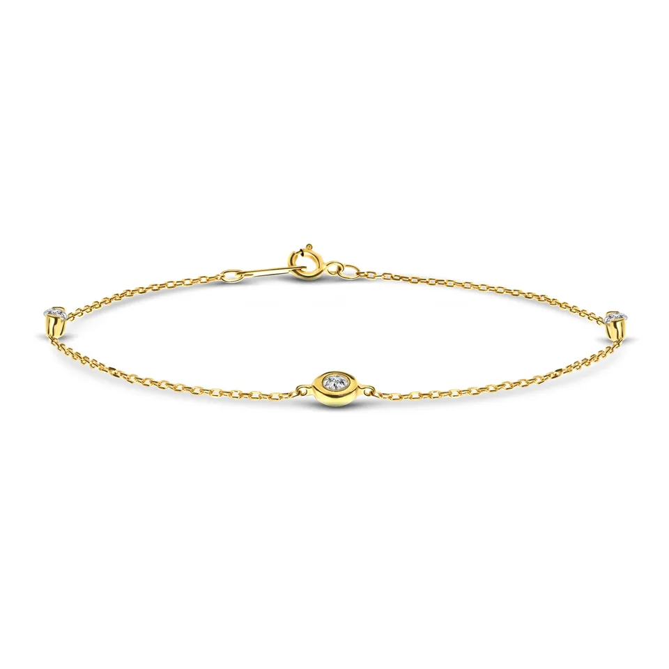 Miore Bracciale Oro Giallo 9Kt 375