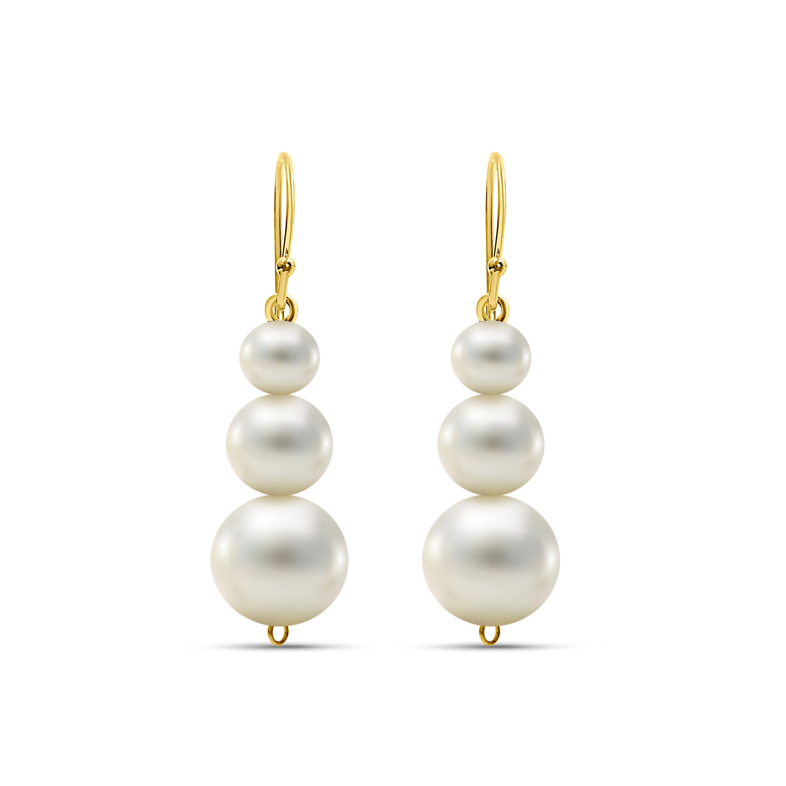 Miore Orecchini oro giallo 14 kt perla