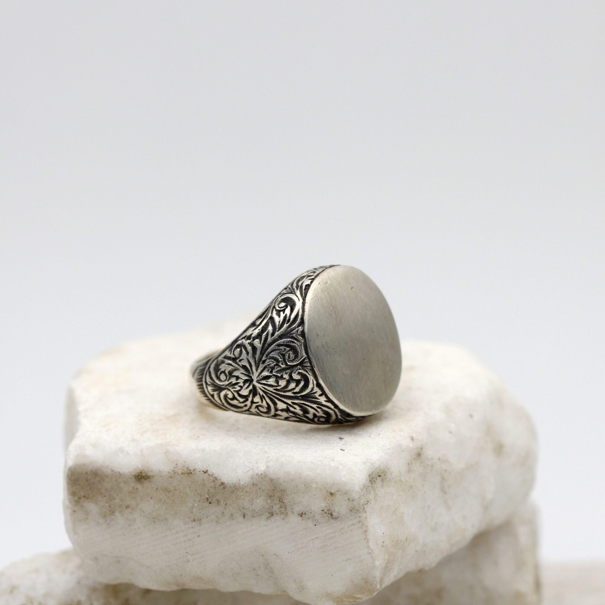 Anna Gioielli Collezione Uomo anello uomo argento 925 floreale