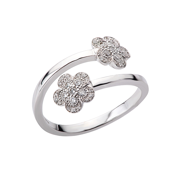 Polello Fiori Anello Fiore da Donna