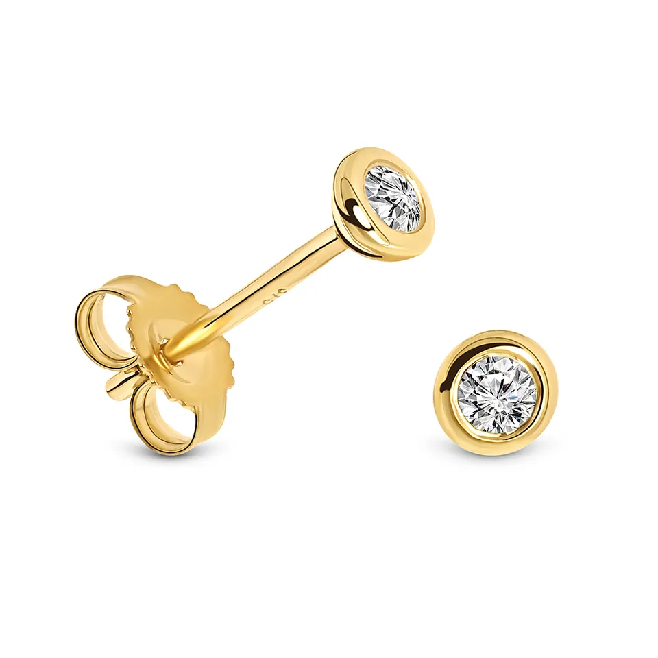 Miore Earrings Orecchini Oro Giallo 9Kt 375
