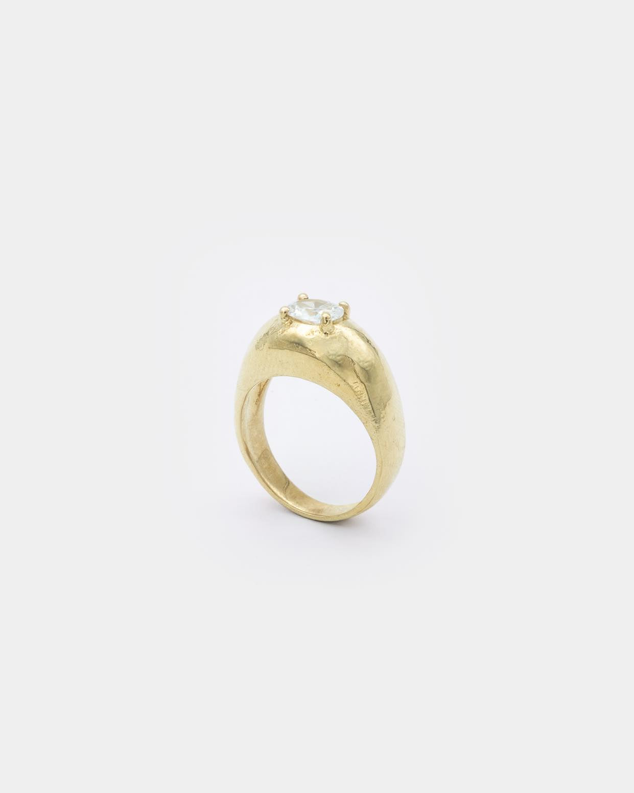 Voodoo Jewels Bold Shapes Vega anello brone zircone ovale M